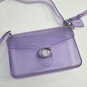 NEW COACH JELLY TABBY BAG - LIGHT VIOLET PURPLE
